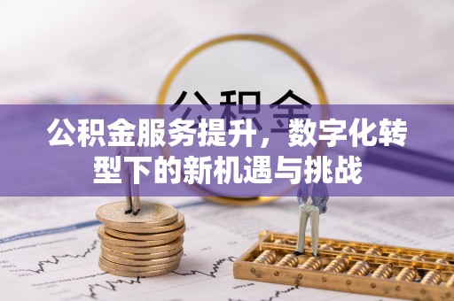 莆田公积金服务提升，数字化转型下的新机遇与挑战
