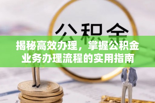 莆田揭秘高效办理，掌握公积金业务办理流程的实用指南