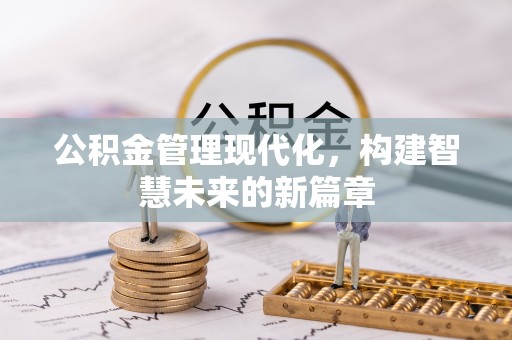 莆田公积金管理现代化，构建智慧未来的新篇章