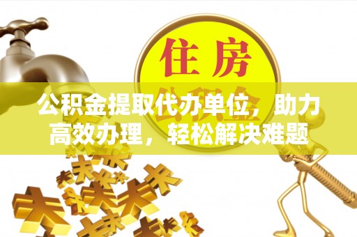莆田公积金提取代办单位，助力高效办理，轻松解决难题