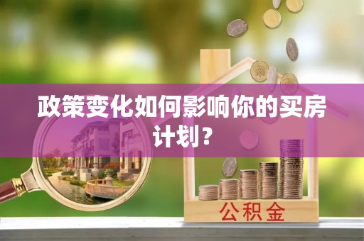 莆田政策变化如何影响你的买房计划？