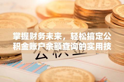 莆田掌握财务未来，轻松搞定公积金账户余额查询的实用技巧