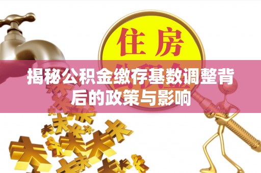 莆田揭秘公积金缴存基数调整背后的政策与影响