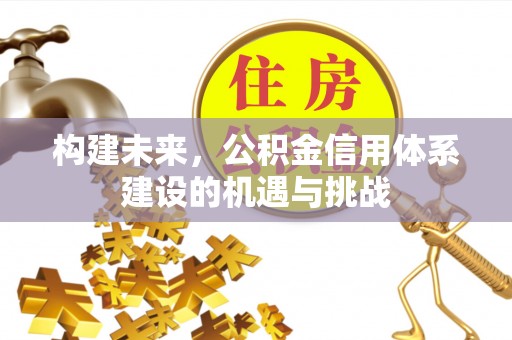 莆田构建未来，公积金信用体系建设的机遇与挑战