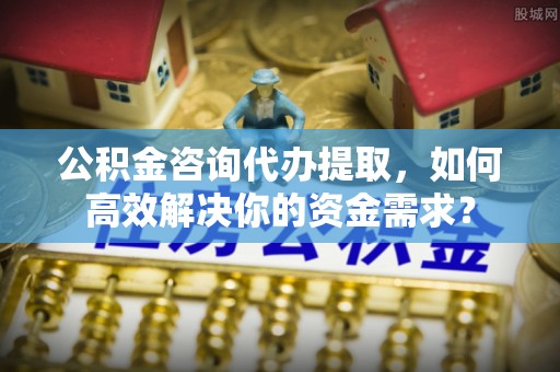 莆田公积金咨询代办提取，如何高效解决你的资金需求？