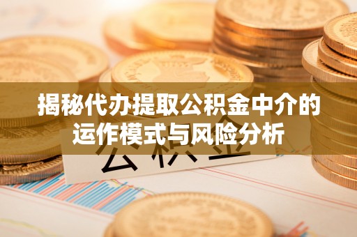 莆田揭秘代办提取公积金中介的运作模式与风险分析
