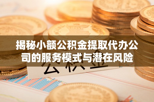 莆田揭秘小额公积金提取代办公司的服务模式与潜在风险