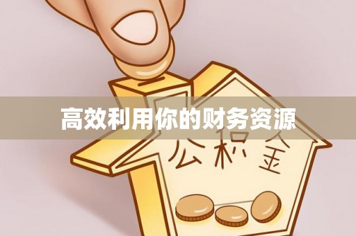 莆田高效利用你的财务资源