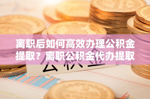 莆田离职后如何高效办理公积金提取？离职公积金代办提取全攻略